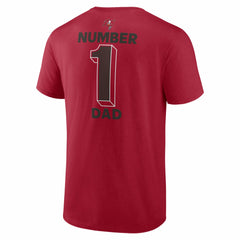 Tampa Bay Buccaneers #1 Dad Jersey T-Shirt Red