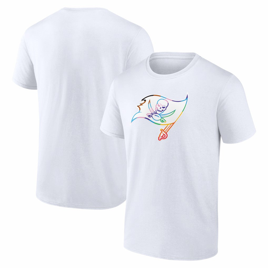 Tampa Bay Buccaneers Logo Pride T-Shirt White