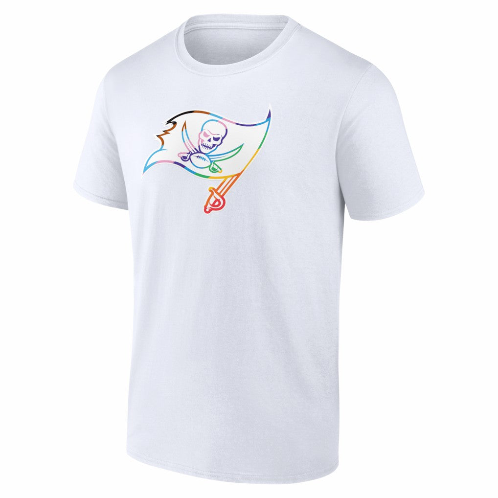Tampa Bay Buccaneers Logo Pride T-Shirt White