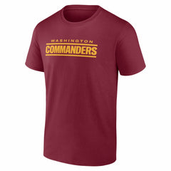 Washington Commanders #1 Dad Jersey T-Shirt Burgundy