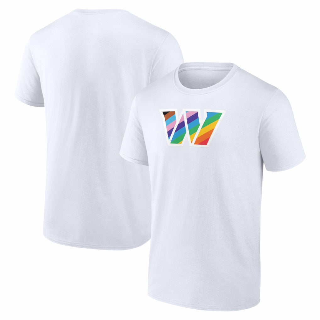 Washington Commanders Logo Pride T-Shirt White
