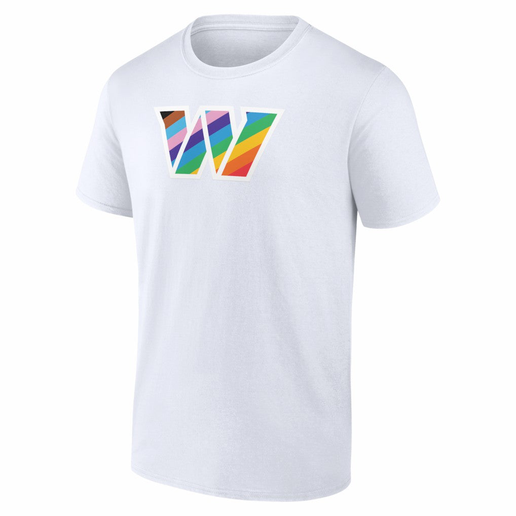 Washington Commanders Logo Pride T-Shirt White