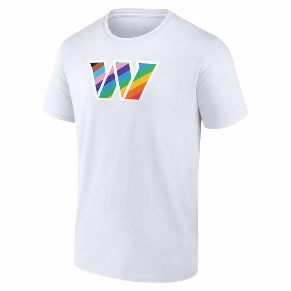 Washington Commanders Logo Pride T-Shirt White