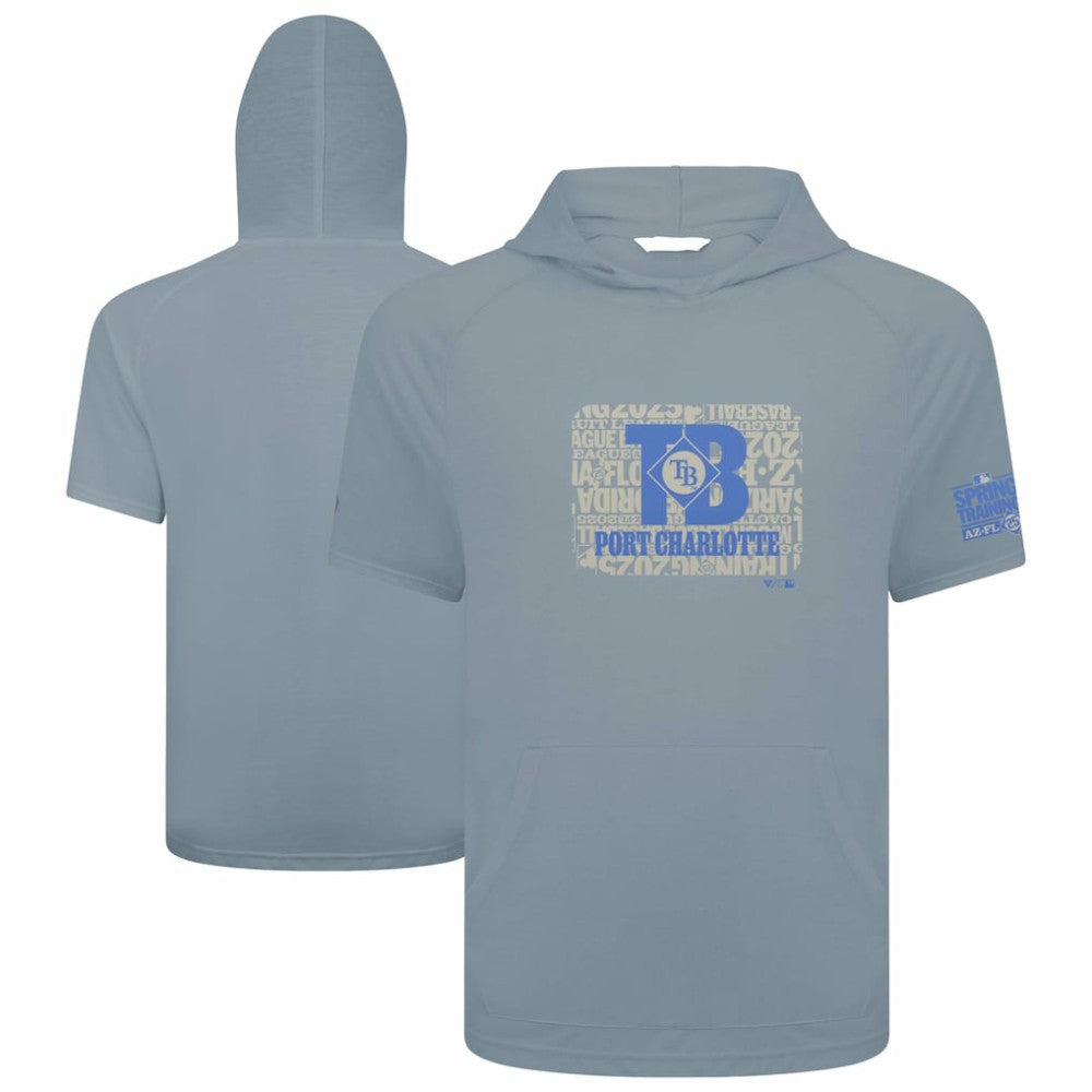 Tampa Bay Rays Levelwear 2025 Spring Training Phase Hoodie T-Shirt - Gray Hoodies