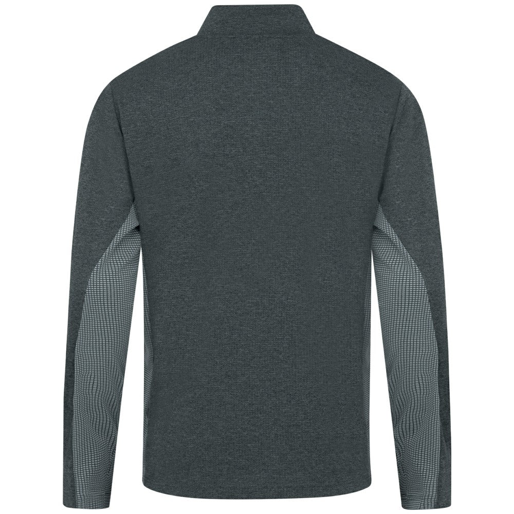 Cincinnati Reds Levelwear Waffle Insignia 2.0 Quarter-Zip Pullover - Heather Black Pullover