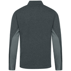 Chicago Cubs Levelwear Waffle Insignia 2.0 Quarter-Zip Pullover - Heather Black Pullover