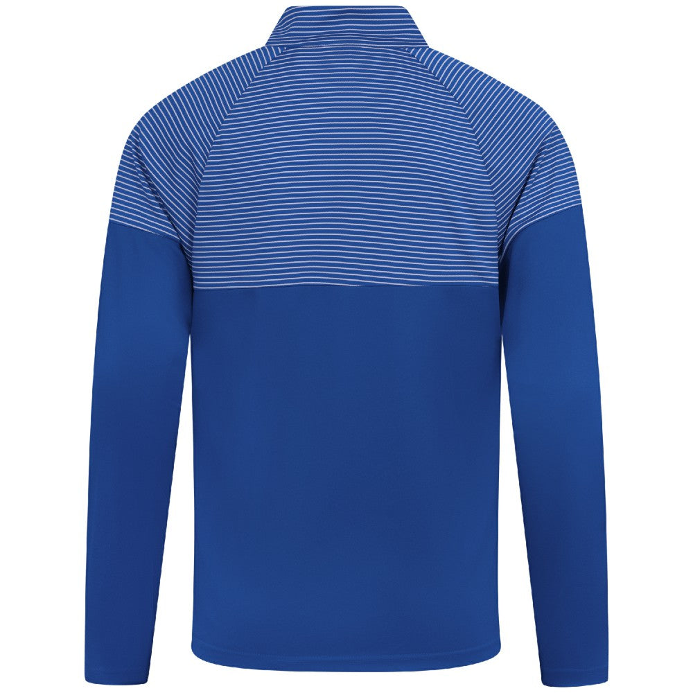 Kansas City Royals Levelwear Classic Stripes Insignia 2.0 Pullover - Royal Pullover
