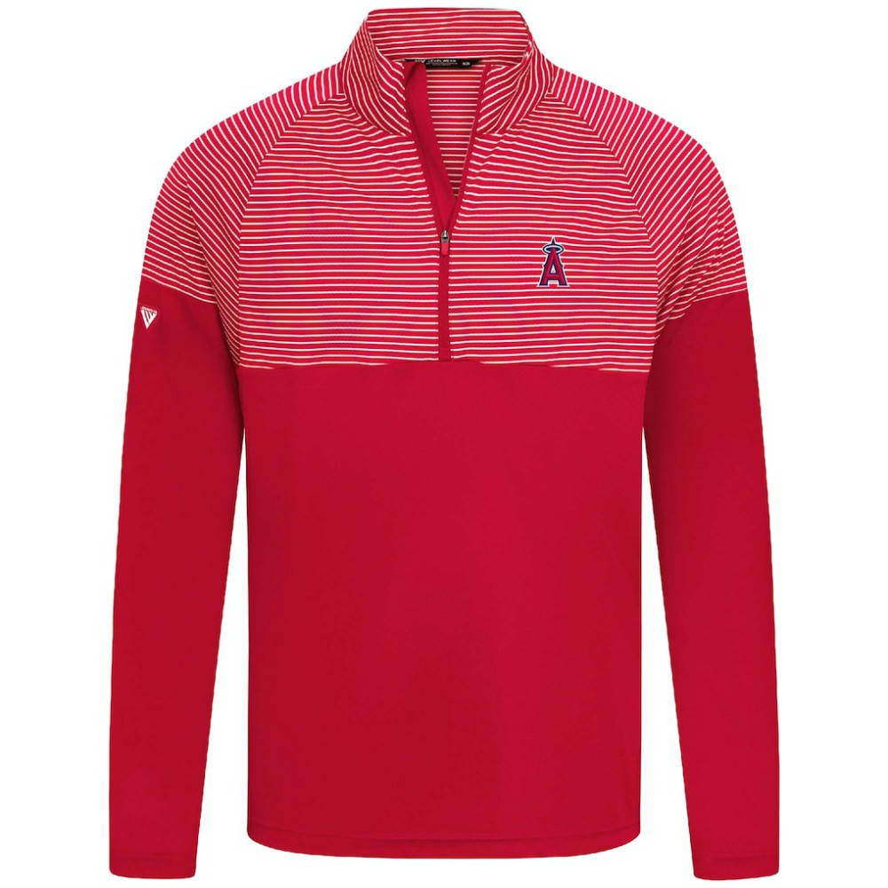Los Angeles Angels Levelwear Classic Stripes Insignia 2.0 Pullover - Red Pullover