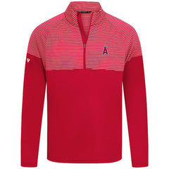 Los Angeles Angels Levelwear Classic Stripes Insignia 2.0 Pullover - Red Pullover