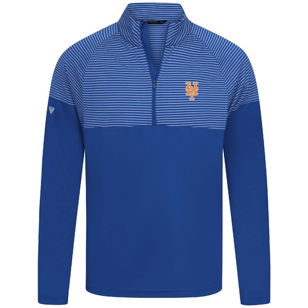 New York Mets Levelwear Classic Stripes Insignia 2.0 Pullover - Royal Pullover