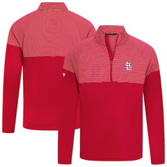 St. Louis Cardinals Levelwear Classic Stripes Insignia 2.0 Pullover - Red Pullover