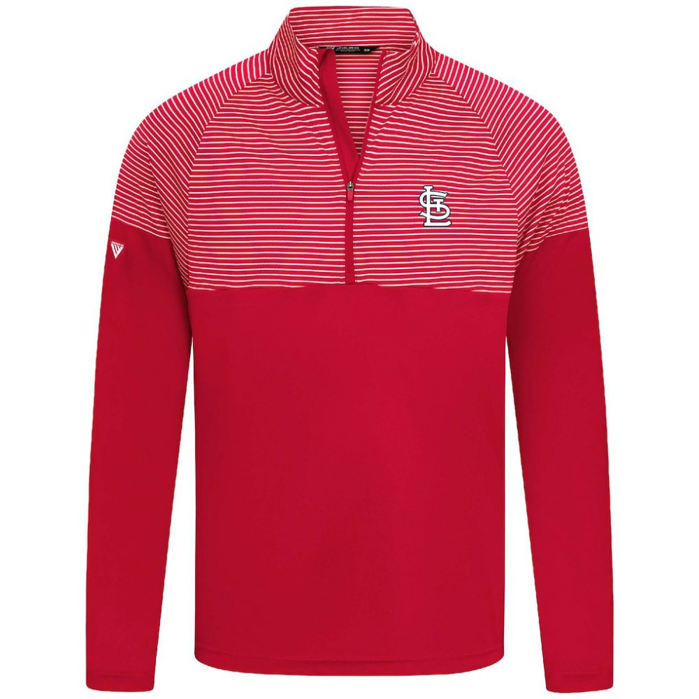 St. Louis Cardinals Levelwear Classic Stripes Insignia 2.0 Pullover - Red Pullover