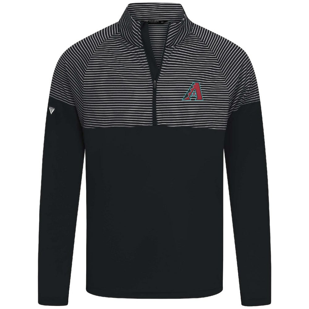 Arizona Diamondbacks Levelwear Classic Stripes Insignia 2.0 Pullover - Black Pullover