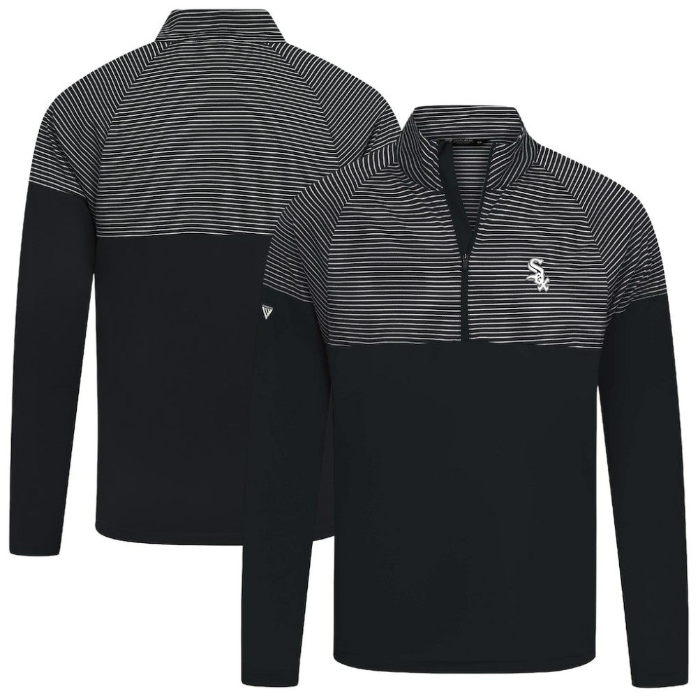 Chicago White Sox Levelwear Classic Stripes Insignia 2.0 Pullover - Black Pullover
