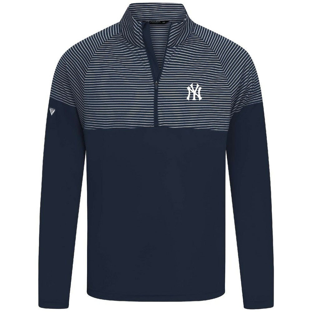 New York Yankees Levelwear Classic Stripes Insignia 2.0 Pullover - Navy Pullover