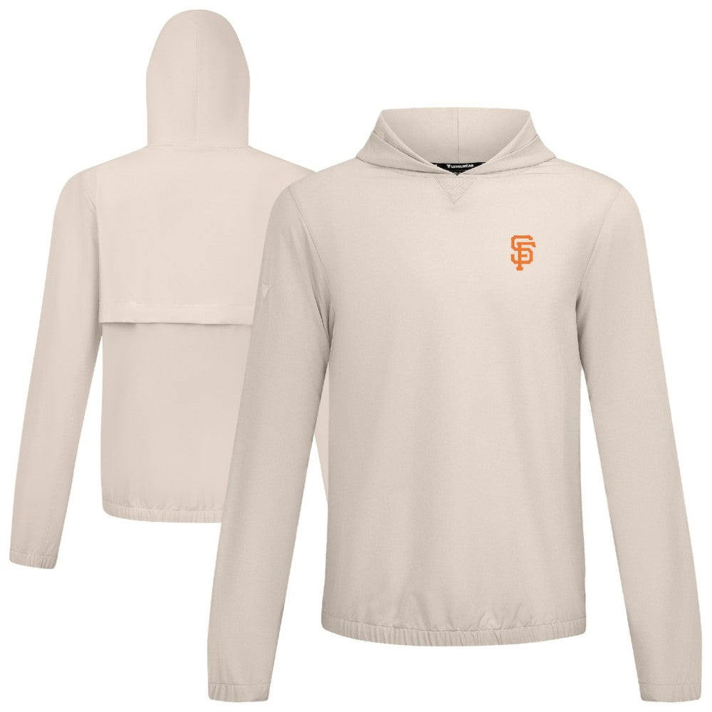 San Francisco Giants Levelwear Action Insignia 2.0 Pullover Hoodie - Khaki Hoodies