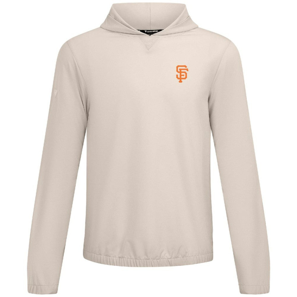 San Francisco Giants Levelwear Action Insignia 2.0 Pullover Hoodie - Khaki Hoodies