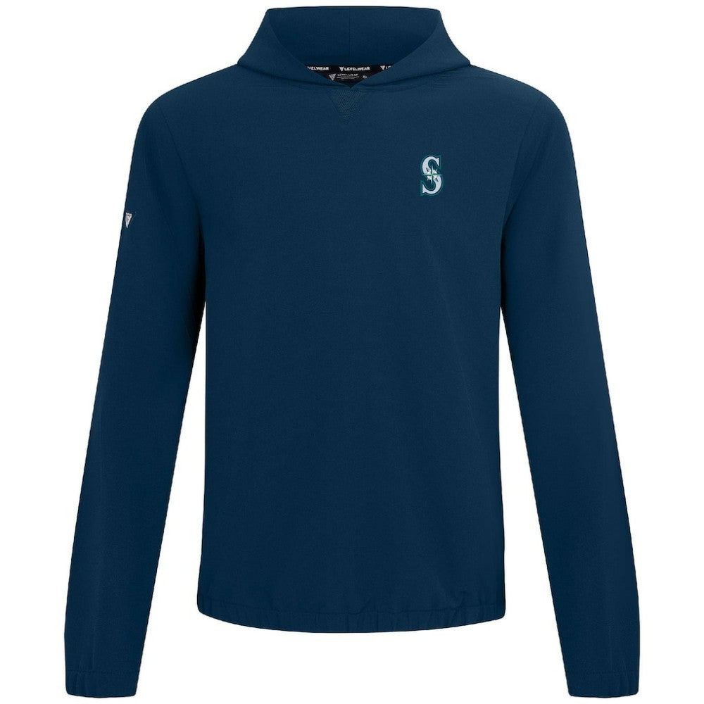 Seattle Mariners Levelwear Action Insignia 2.0 Pullover Hoodie - Navy Hoodies