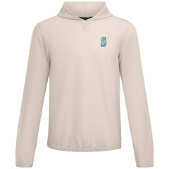 Seattle Mariners Levelwear Action Insignia 2.0 Pullover Hoodie - Khaki Hoodies