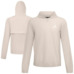 Atlanta Braves Levelwear Action Insignia 2.0 Pullover Hoodie - Khaki Hoodies