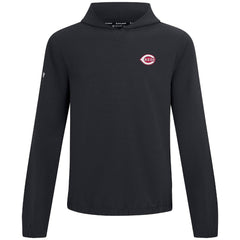 Cincinnati Reds Levelwear Action Insignia 2.0 Pullover Hoodie - Black Hoodies