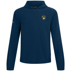 Milwaukee Brewers Levelwear Action Insignia 2.0 Pullover Hoodie - Navy Hoodies