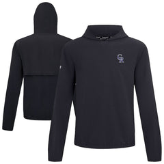 Colorado Rockies Levelwear Action Insignia 2.0 Pullover Hoodie - Black Hoodies