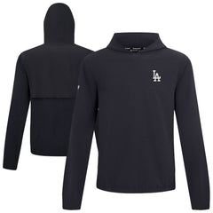 Los Angeles Dodgers Levelwear Action Insignia 2.0 Pullover Hoodie - Black Hoodies