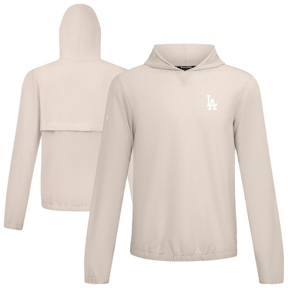 Los Angeles Dodgers Levelwear Action Insignia 2.0 Pullover Hoodie - Khaki Hoodies