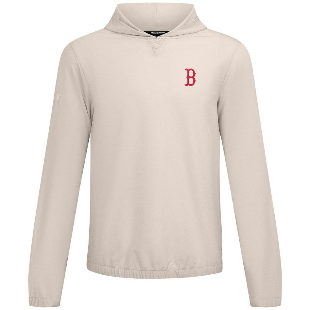 Boston Red Sox Levelwear Action Insignia 2.0 Pullover Hoodie - Khaki Hoodies