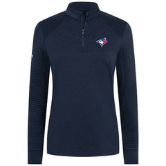 Toronto Blue Jays Levelwear Women's Power Insignia 2.0 Quarter-Zip Pullover Top - Navy Pullover