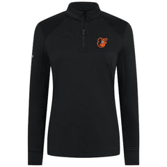 Baltimore Orioles Levelwear Women's Power Insignia 2.0 Quarter-Zip Pullover Top - Black Pullover