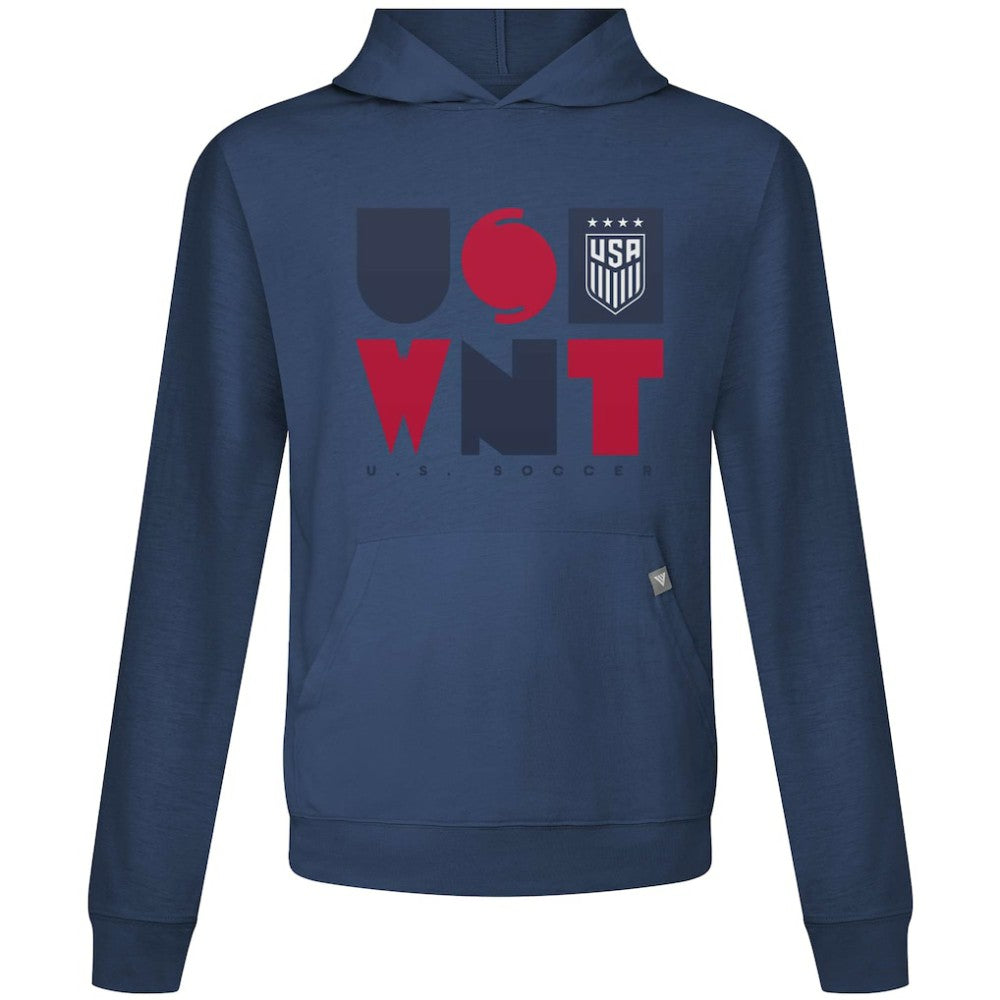 USWNT Levelwear Relay Full On Pullover Hoodie Navy shop