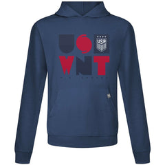 USWNT Levelwear Relay Full On Pullover Hoodie Navy shop
