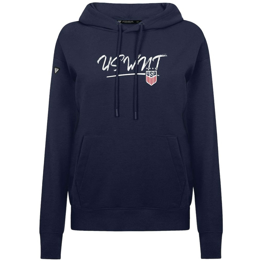 USWNT Levelwear Women's Adorn Express Pullover Hoodie Navy shop