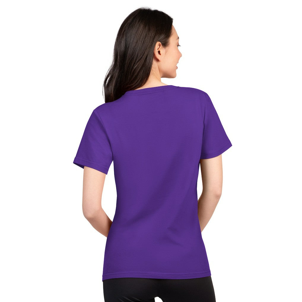 Minnesota Vikings G-III 4Her by Carl Banks Women's Super-Slim Lightweight Winning Crew T-Shirt Purple