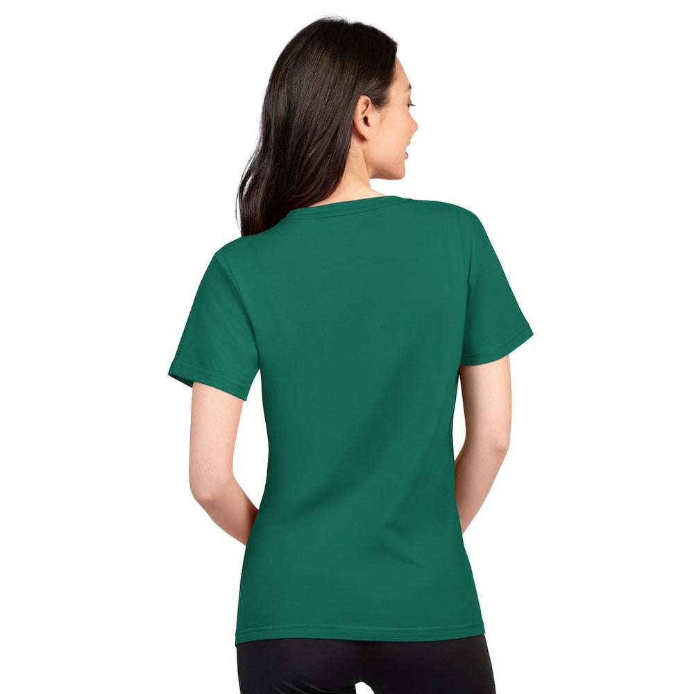 New York Jets G-III 4Her by Carl Banks Women's Super-Slim Lightweight Winning Crew T-Shirt Green
