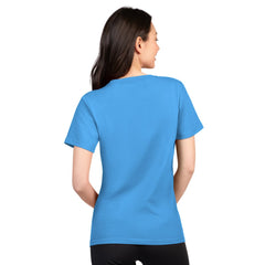 Tennessee Titans G-III 4Her by Carl Banks Women's Super-Slim Lightweight Winning Crew T-Shirt Light Blue