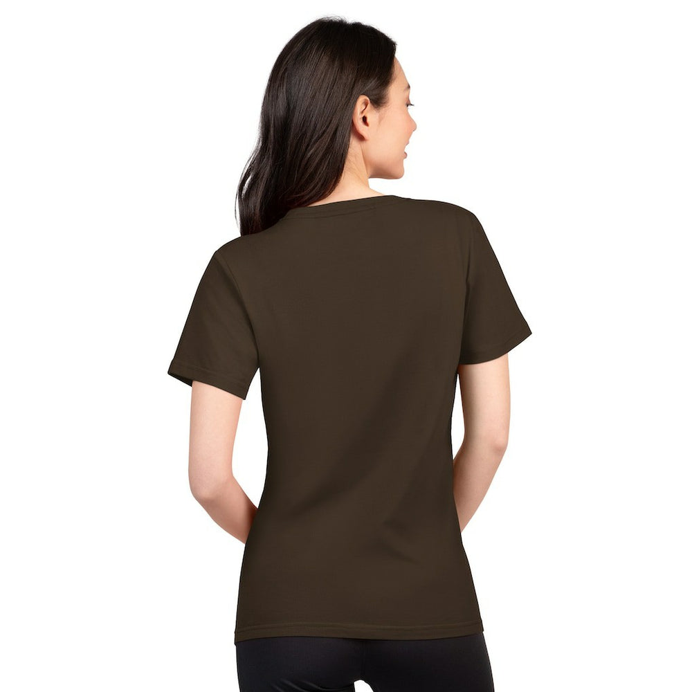 Cleveland Browns G-III 4Her by Carl Banks Women's Super-Slim Lightweight Winning Crew T-Shirt Brown