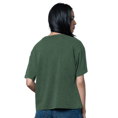Green Bay Packers Starter Women's Oversized Hall of Fame T-Shirt Heather Green