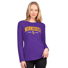 Minnesota Vikings G-III 4Her by Carl Banks Women's Best Play Long Sleeve T-Shirt Purple