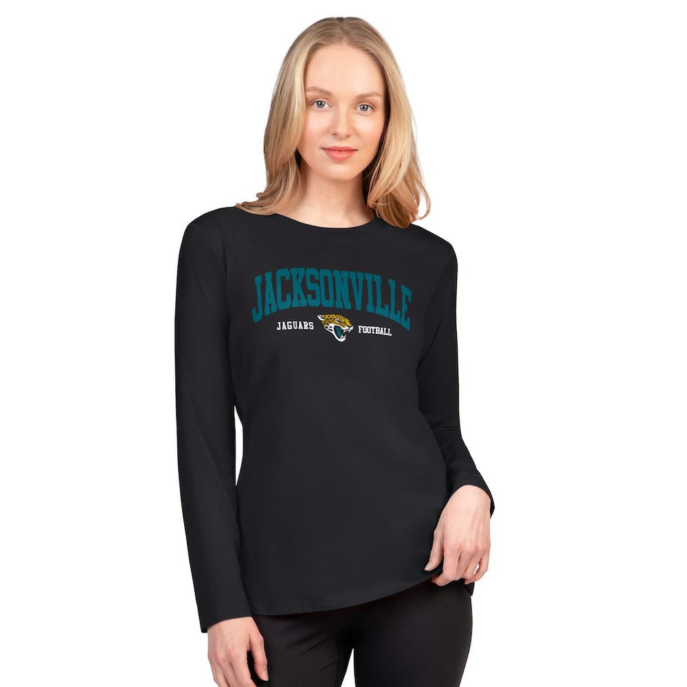 Jacksonville Jaguars G-III 4Her by Carl Banks Women's Best Play Long Sleeve T-Shirt Black