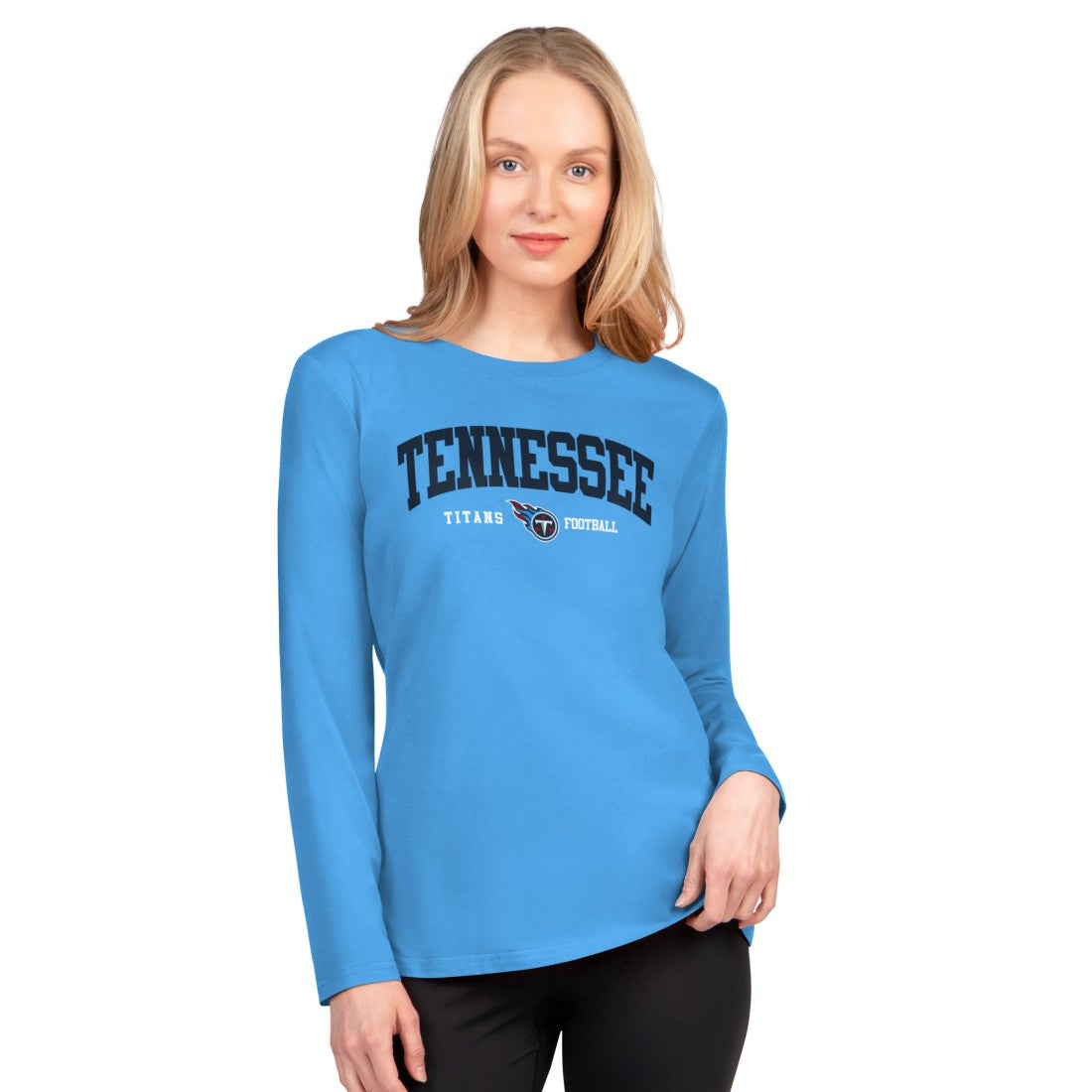 Tennessee Titans G-III 4Her by Carl Banks Women's Best Play Long Sleeve T-Shirt Light Blue