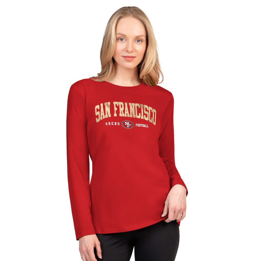 San Francisco 49ers G-III 4Her by Carl Banks Women's Best Play Long Sleeve T-Shirt Scarlet