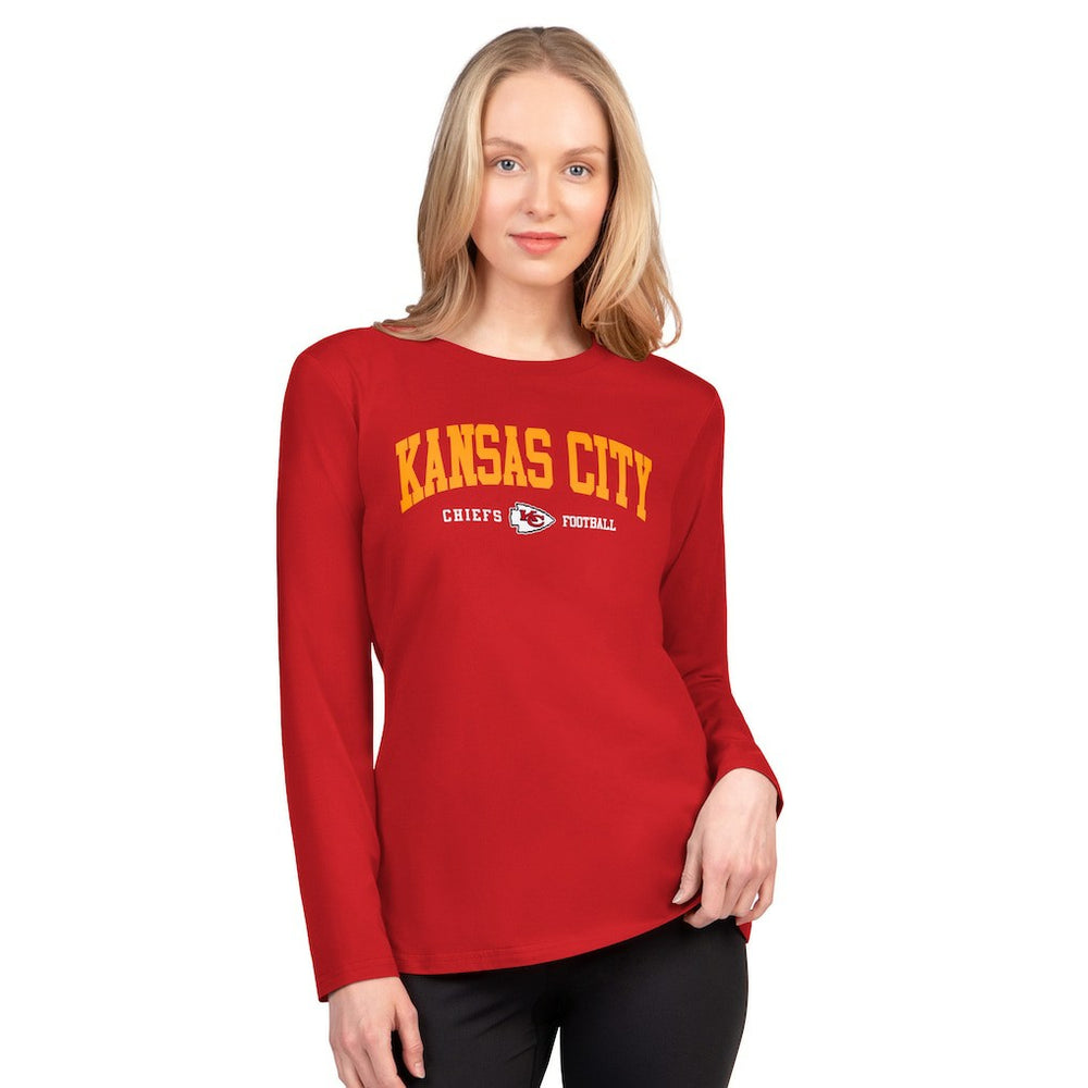Kansas City Chiefs G-III 4Her by Carl Banks Women's Best Play Long Sleeve T-Shirt Red