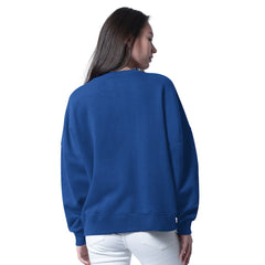 Buffalo Bills G-III 4Her by Carl Banks Women's Oversized Feud Sweatshirt Royal