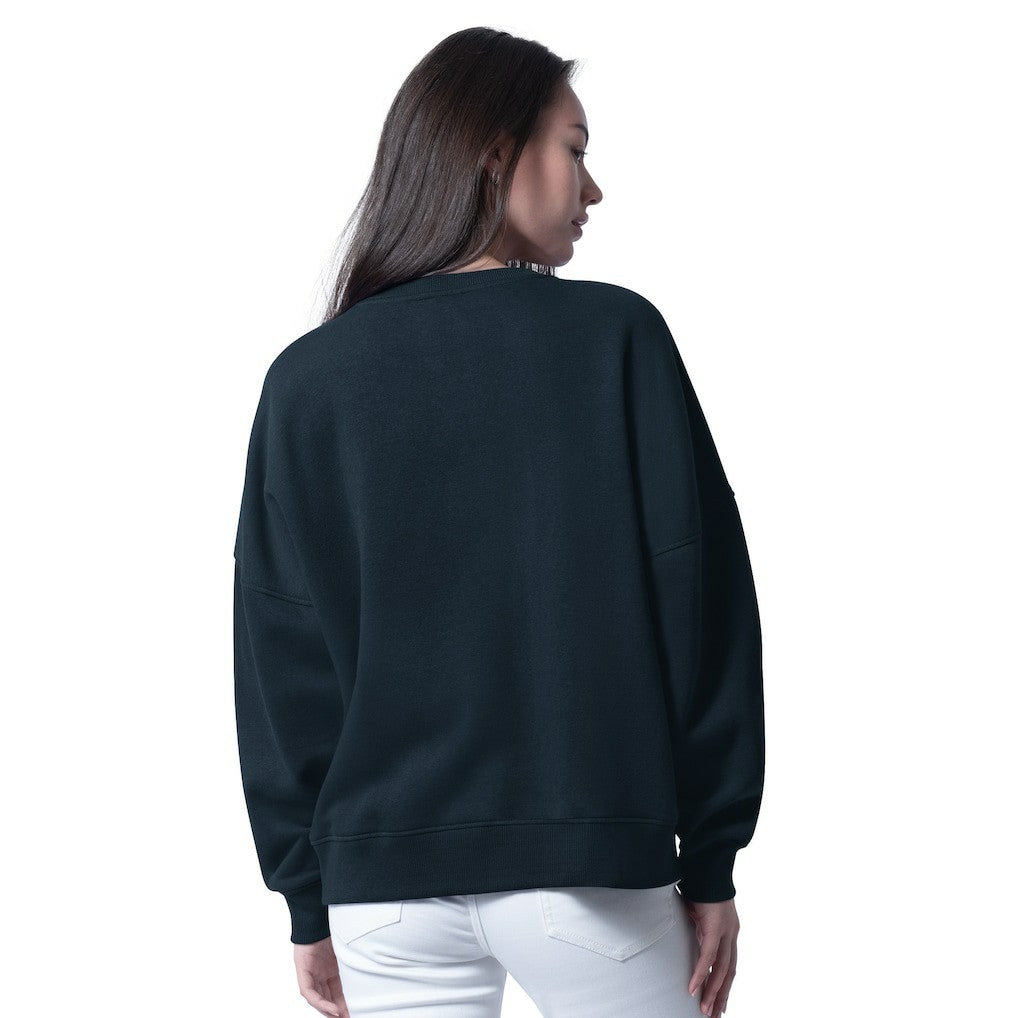 Chicago Bears G-III 4Her by Carl Banks Women's Oversized Feud Sweatshirt Navy