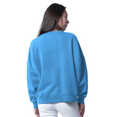 Tennessee Titans G-III 4Her by Carl Banks Women's Oversized Feud Sweatshirt Light Blue