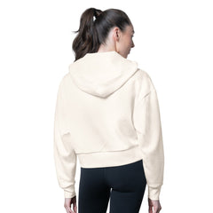 Tennessee Titans MSX by Michael Strahan Women's Eleanor Full-Zip Hoodie Cream