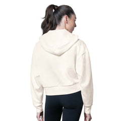 Chicago Bears MSX by Michael Strahan Women's Eleanor Full-Zip Hoodie Cream